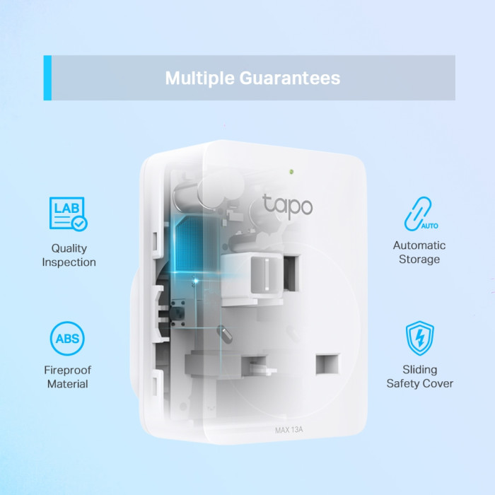 TP-Link Tapo P100 (4-pack) / Умная мини Wi-Fi розетка
