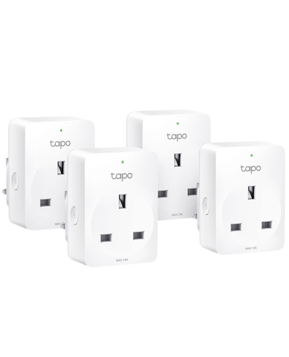 TP-Link Tapo P100 (4-pack) / Умная мини Wi-Fi розетка