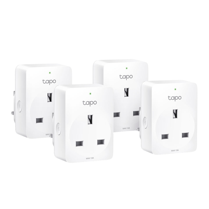 TP-Link Tapo P100 (4-pack) / Умная мини Wi-Fi розетка