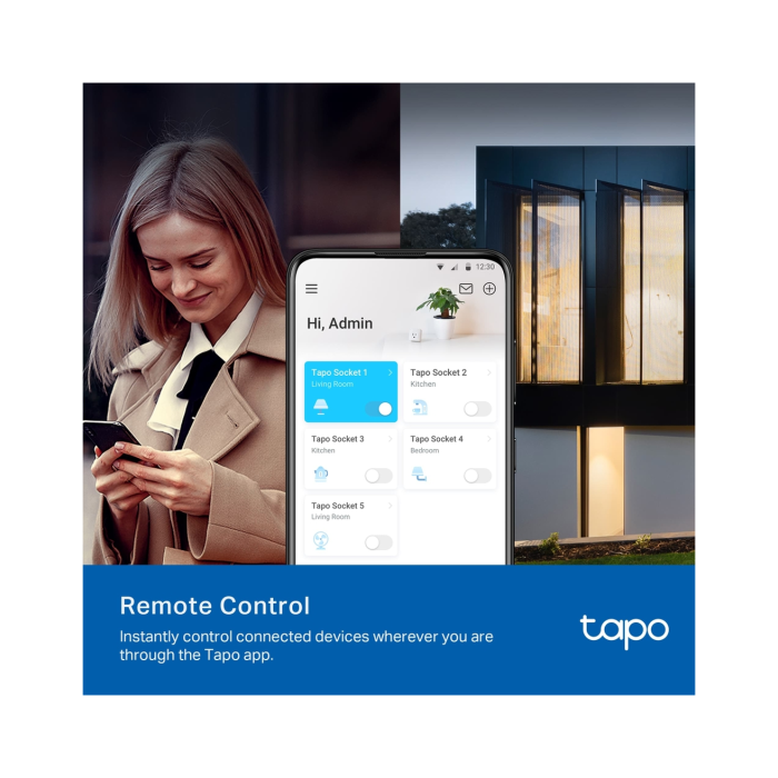 TP-Link Tapo P100 (1-pack) / Умная мини Wi-Fi розетка