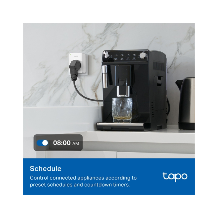 TP-Link Tapo P100M / Умная мини Wi-Fi розетка с мониторингом энергопотребления