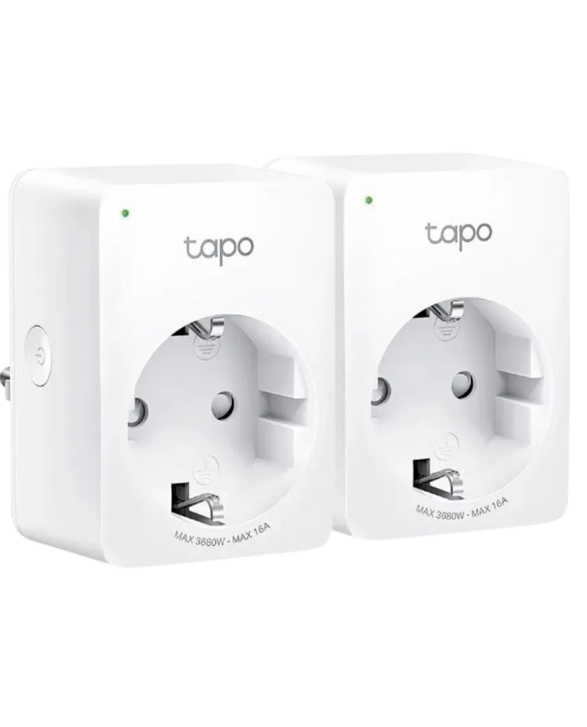 TP-Link Tapo P110 (2-pack) / Умная мини Wi-Fi розетка с мониторингом энергопотребления