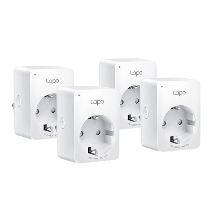 TP-Link Tapo P110 (4-pack) / Умная мини Wi-Fi розетка с мониторингом энергопотребления