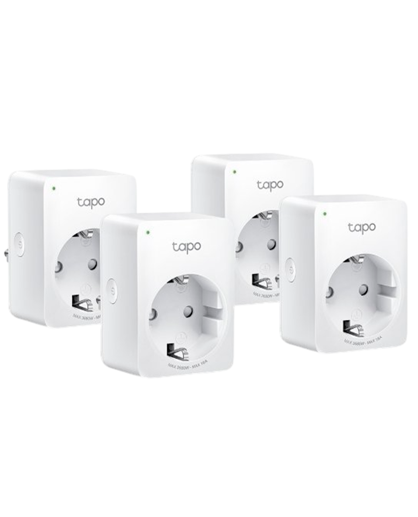 TP-Link Tapo P110 (4-pack) / Умная мини Wi-Fi розетка с мониторингом энергопотребления