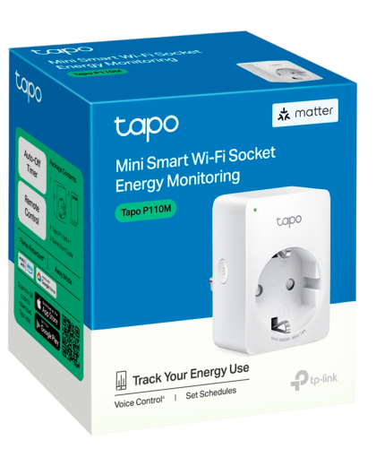 TP-Link Tapo P110M / Умная мини Wi-Fi розетка с мониторингом энергопотребления