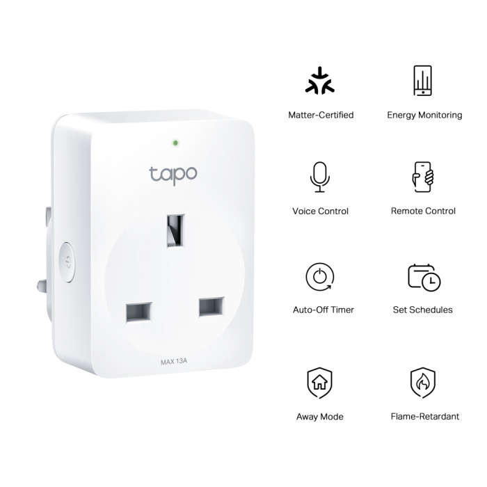 TP-Link Tapo P110MA / Умная мини Wi-Fi розетка с мониторингом энергопотребления
