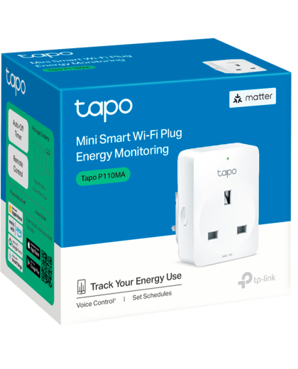 TP-Link Tapo P110MA / Умная мини Wi-Fi розетка с мониторингом энергопотребления