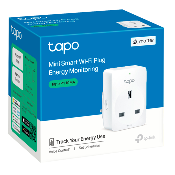 TP-Link Tapo P110MA / Умная мини Wi-Fi розетка с мониторингом энергопотребления