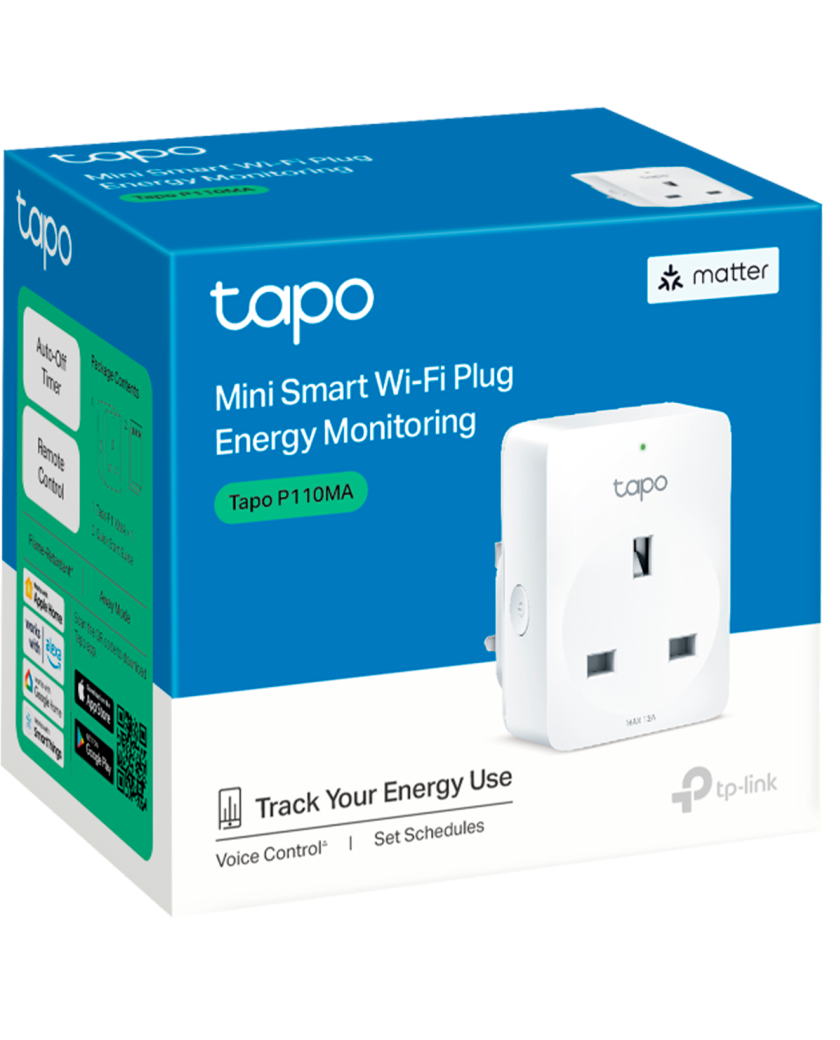 TP-Link Tapo P110MA / Умная мини Wi-Fi розетка с мониторингом энергопотребления