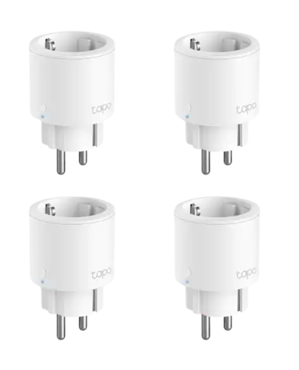 TP-Link Tapo P115 (4-pack) / Умная мини Wi-Fi розетка с мониторингом энергопотребления
