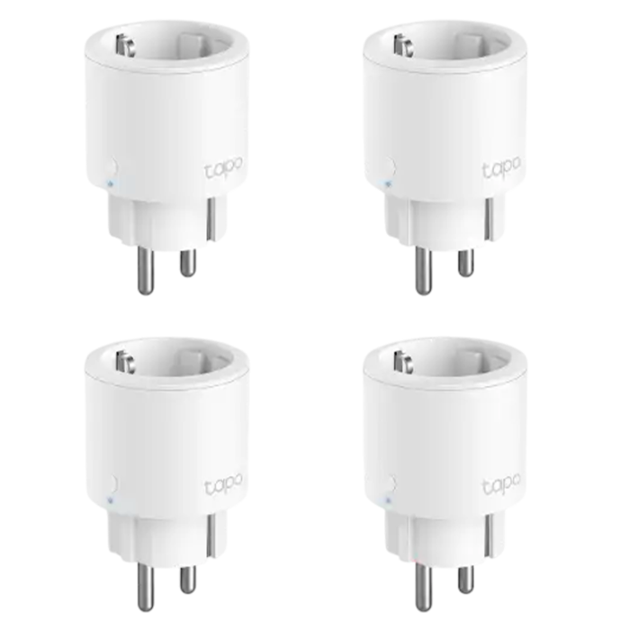 TP-Link Tapo P115 (4-pack) / Умная мини Wi-Fi розетка с мониторингом энергопотребления