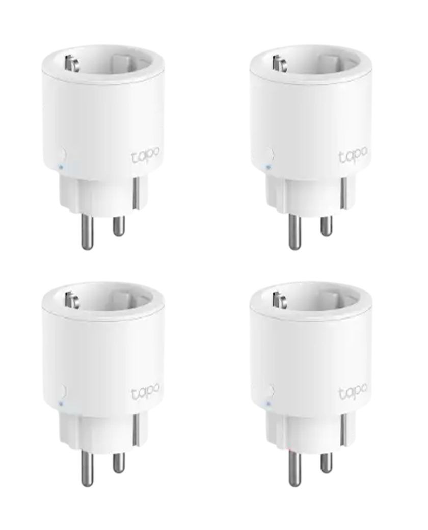 TP-Link Tapo P115 (4-pack) / Умная мини Wi-Fi розетка с мониторингом энергопотребления