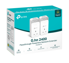 TP-Link PG2400P KIT / G.hn2400 Комплект гигабитных Powerline-адаптеров со встроенной розеткой