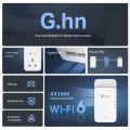 TP-Link PGW2440 KIT / G.hn2400 Комплект гигабитных Powerline-адаптеров с AX1800 Wi-Fi 6