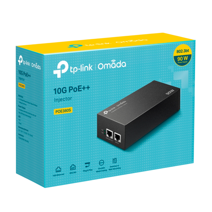 TP-Link Omada POE380S / Инжектор PoE++ 10 Гбит/с