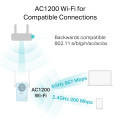 TP-Link RE365 / AC1200 Двухдиапазонный усилитель сигнала Wi-Fi 5 со встроенной розеткой