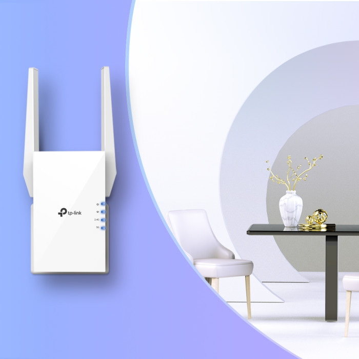 TP-Link RE505X / AX1500 Двухдиапазонный усилитель сигнала Wi-Fi 6 с поддержкой Mesh