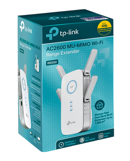 TP-Link RE650 / AC2600 Двухдиапазонный усилитель сигнала Wi-Fi 5 с поддержкой Mesh