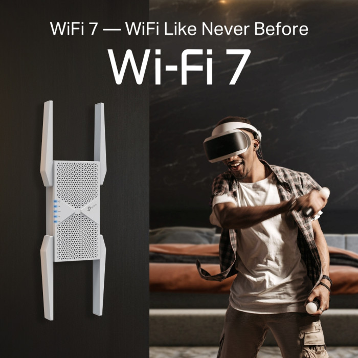 TP-Link RE655BE / BE11000 Трехдиапазонный усилитель сигнала Wi-Fi 7 с поддержкой Mesh