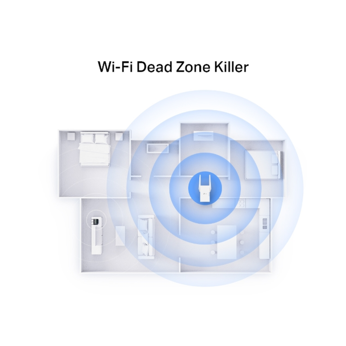 TP-Link RE705X / AX3000 Двухдиапазонный усилитель сигнала Wi-Fi 6 с поддержкой Mesh