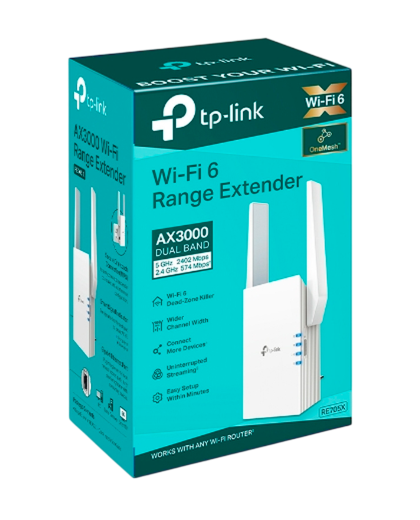 TP-Link RE705X / AX3000 Двухдиапазонный усилитель сигнала Wi-Fi 6 с поддержкой Mesh