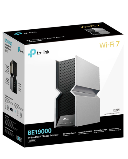 TP-Link RE800BE / BE19000 Трехдиапазонный усилитель сигнала Wi-Fi 7 с поддержкой Mesh