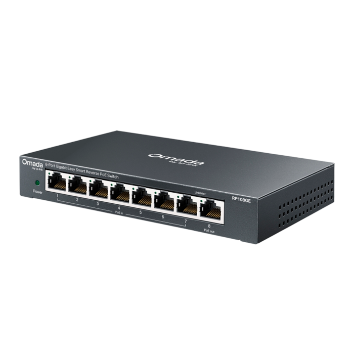 TP-Link Omada RP108GE / 8-портовый гигабитный управляемый коммутатор с обратным PoE