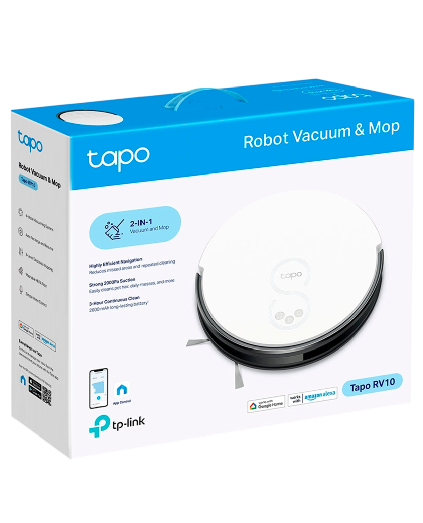 TP-Link Tapo RV10 / Робот-пылесос с поддержкой влажной уборки
