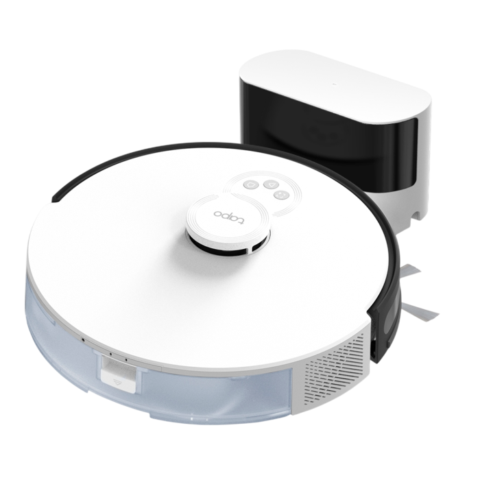2 TP-Link Tapo RV30 Max / Робот-пылесос и швабра с гиперсилой всасывания 5300 Па / Black