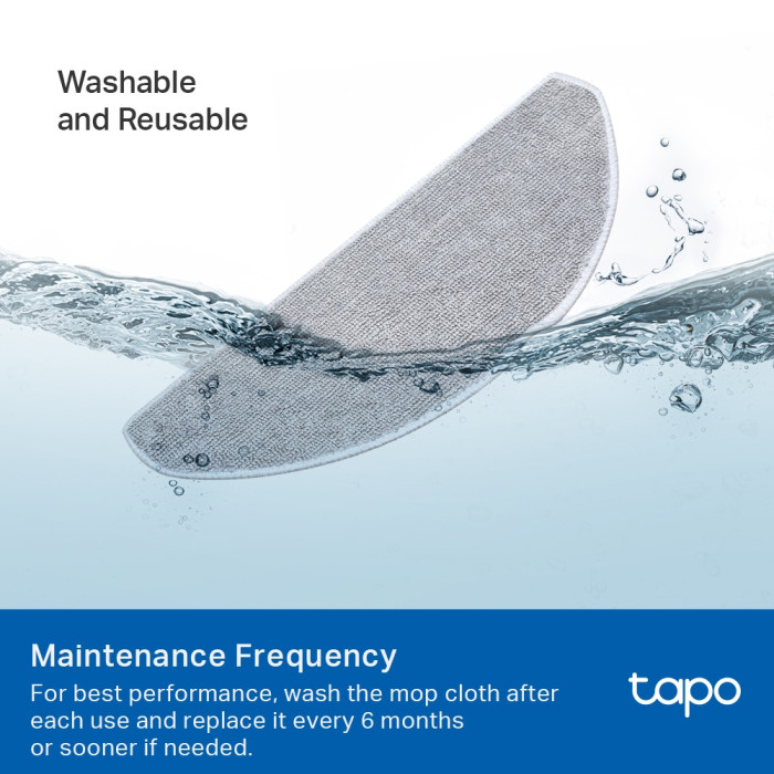 TP-Link Tapo RVA301 / Сменные салфетки для робота-пылесоса Tapo (5 шт.)