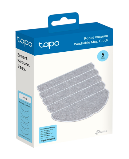 TP-Link Tapo RVA301 / Сменные салфетки для робота-пылесоса Tapo (5 шт.)