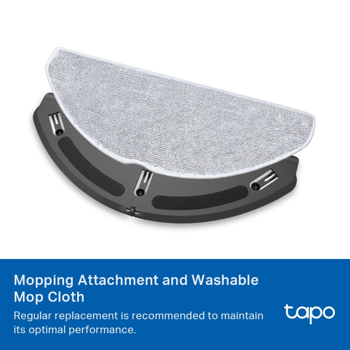 TP-Link Tapo RVA500 / Робот-пылесос Tapo 2-в-1: пылесборник и резервуар для воды