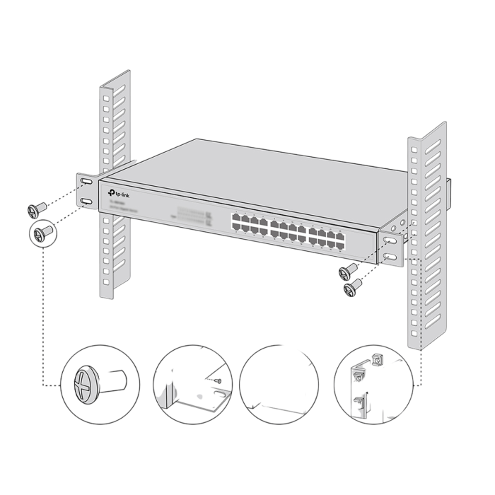 TP-Link Omada RackMount Kit-13 / Комплект для монтажа в стойку 13-дюймовых коммутаторов