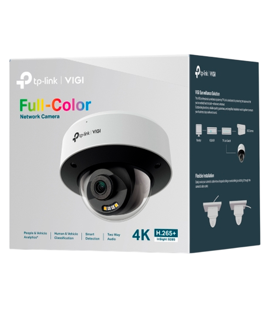 TP-Link VIGI InSight S285 (4мм) / 8MP Full-Color Купольная IP-камера
