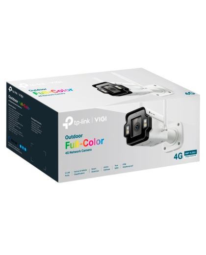 TP-Link VIGI InSight S345-4G (4мм) / 4MP Outdoor Full-Color 4G цилиндрическая IP-камера 