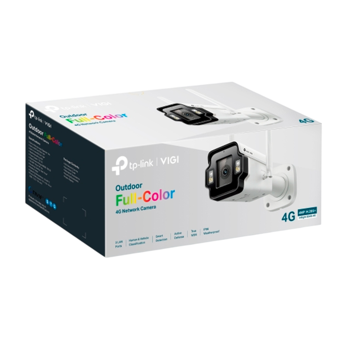 TP-Link VIGI InSight S345-4G (4мм) / 4MP Outdoor Full-Color 4G цилиндрическая IP-камера 