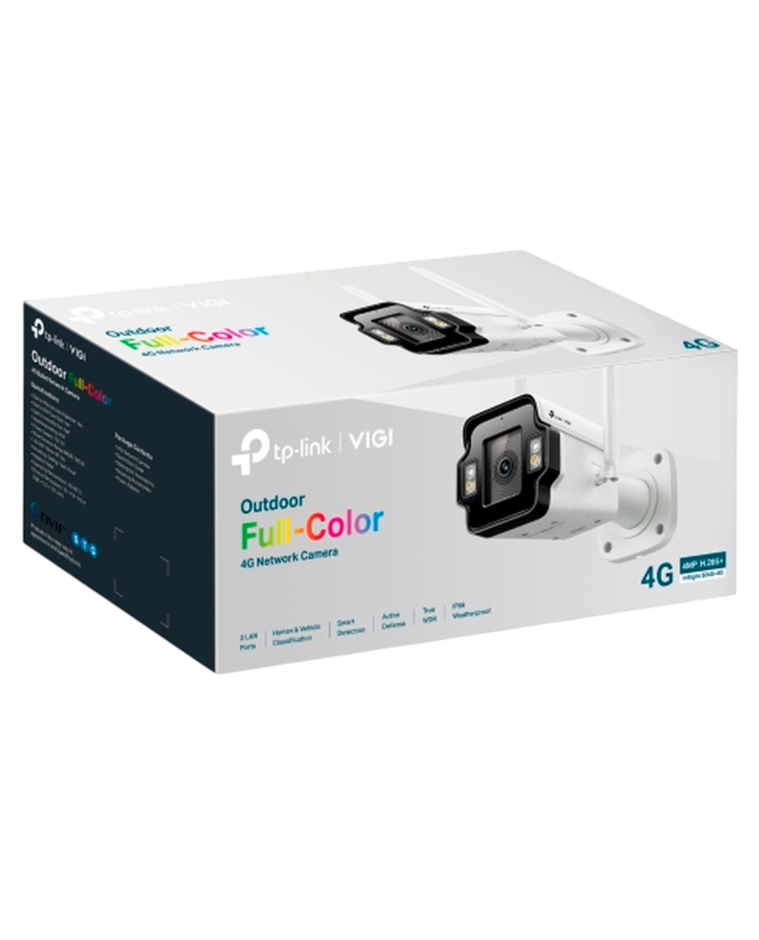 TP-Link VIGI InSight S345-4G (4мм) / 4MP Outdoor Full-Color 4G цилиндрическая IP-камера 