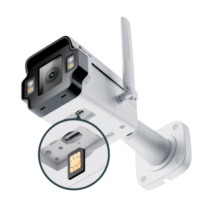 TP-Link VIGI InSight S345-4G (4мм) / 4MP Outdoor Full-Color 4G цилиндрическая IP-камера 