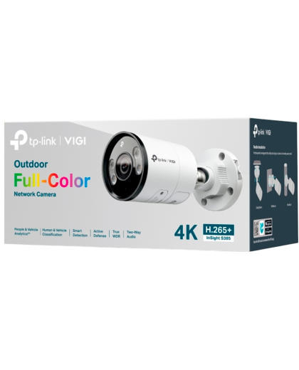 TP-Link VIGI InSight S385 (2.8мм) / 8MP Outdoor Full-Color цилиндрическая IP-камера