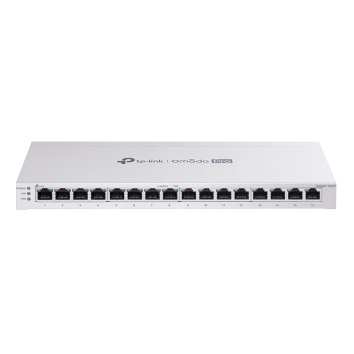 TP-Link Omada Pro S4500-16GP / Коммутатор Smart гигабитный с 16 портами и поддержкой PoE+ с 8 портами.