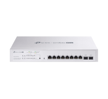 TP-Link Omada Pro S4500-8GHP2F / Коммутатор Smart с 8 гигабитными портами PoE+ и 2 портами SFP