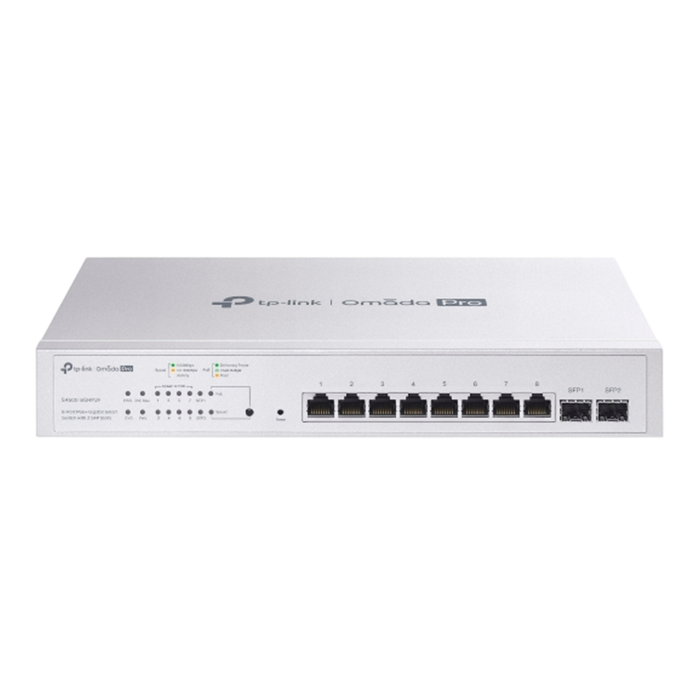 TP-Link Omada Pro S4500-8GHP2F / Коммутатор Smart с 8 гигабитными портами PoE+ и 2 портами SFP
