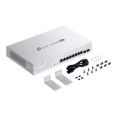 TP-Link Omada Pro S4500-8GHP2F / Коммутатор Smart с 8 гигабитными портами PoE+ и 2 портами SFP