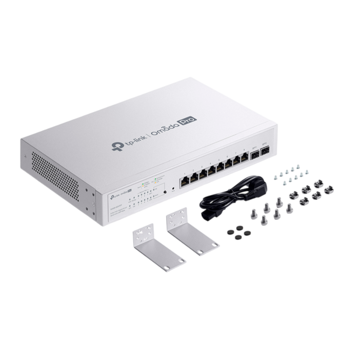TP-Link Omada Pro S4500-8GHP2F / Коммутатор Smart с 8 гигабитными портами PoE+ и 2 портами SFP