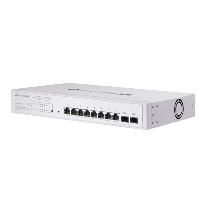 TP-Link Omada Pro S4500-8GHP2F / Коммутатор Smart с 8 гигабитными портами PoE+ и 2 портами SFP