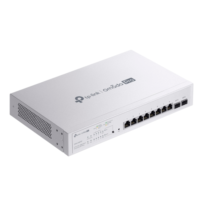 TP-Link Omada Pro S4500-8GHP2F / Коммутатор Smart с 8 гигабитными портами PoE+ и 2 портами SFP