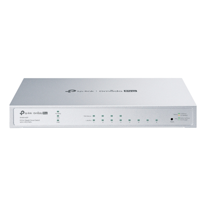 TP-Link Omada Pro S4500-8GP / Коммутатор Smart с 8 гигабитными портами (4 порта PoE+)