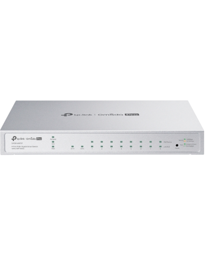 TP-Link Omada Pro S4500-8GP2F / Коммутатор Smart с 8 гигабитными портами PoE+ и 2 портами SFP
