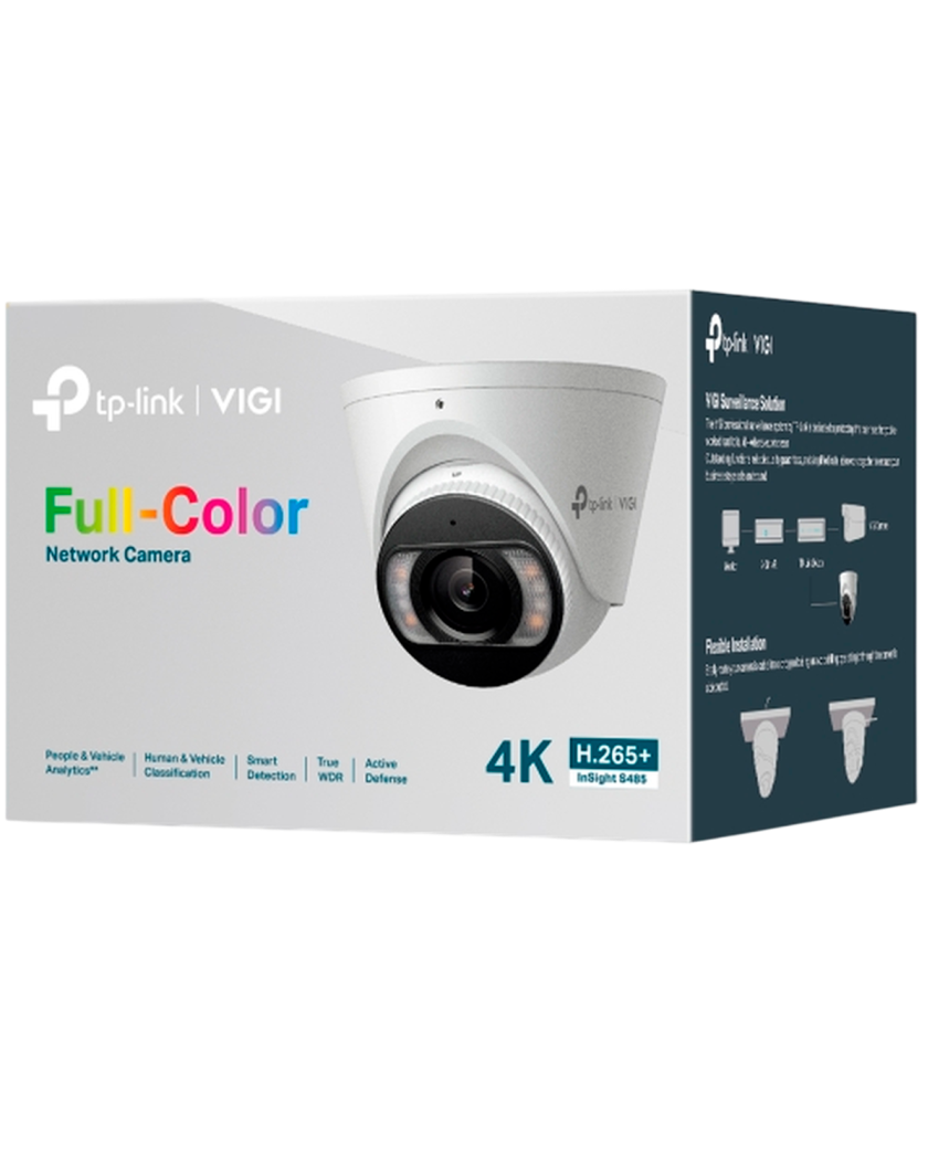 TP-Link VIGI InSight S485 (4мм) / 8MP Full-Color Турельная IP-камера
