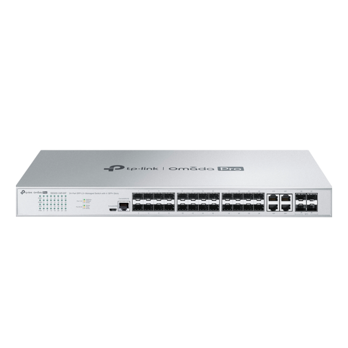 TP-Link Omada Pro S5500-24F4XF / Управляемый коммутатор Omada Pro уровня 2+ с 24 портами SFP и 4 портами SFP+